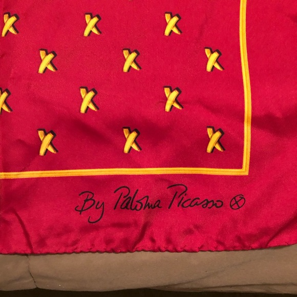 Paloma Picasso Silk Twill Scarf - Picture 2 of 4